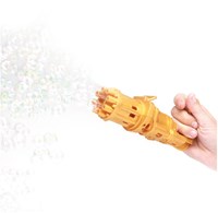 Toi-Toys pistola de pompas dorada con solución de burbujas 60ml-3
