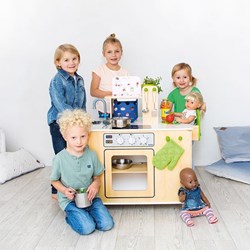 Beleduc juguete Mobile Housekeeping Centre 4 in 1 set de limpieza