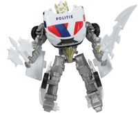 Robot transformable coche de policía juguete robot coche para niños-2