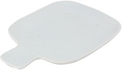 Food for Fun plato de servir blanco cerámica 18.5x12.5x1.8cm vajilla