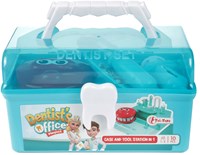 Maletín de dentista juguete con accesorios - 10 piezas - azul - set de juego