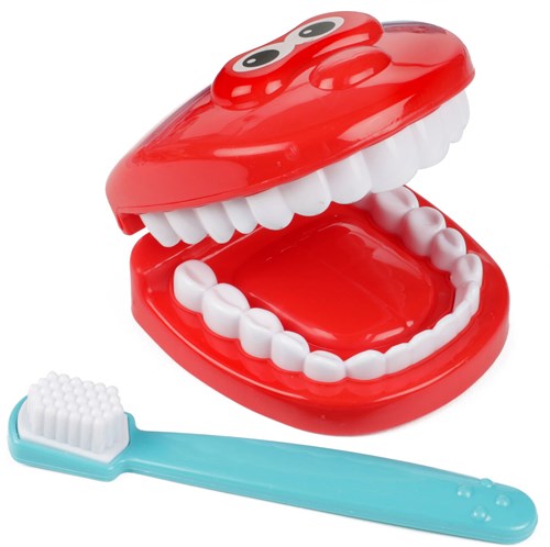 Maletín de dentista juguete con accesorios - 10 piezas - azul - set de juego-3