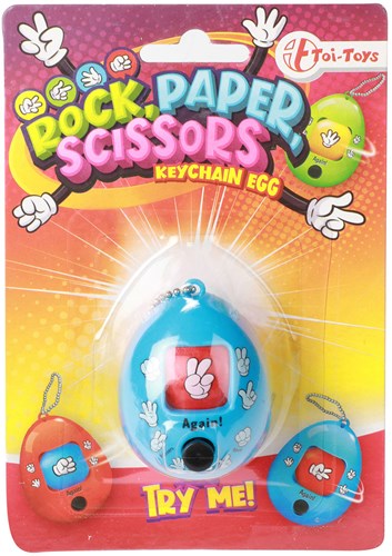 Toi-Toys llavero juego huevo piedra-papel-tijera plástico-3