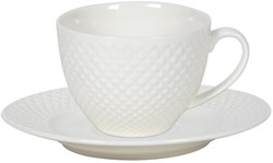 Kop en schotelset Diamond 220ml doos a 6