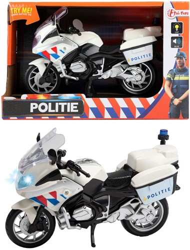 Moto de policía 1:20 + luz/sonido 29654A-3