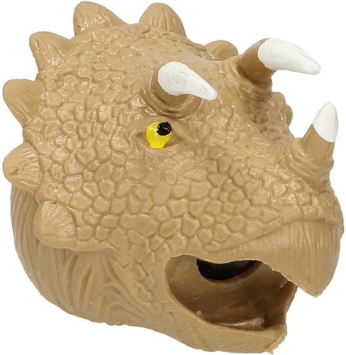 Dinosaurs juguete cabeza de dinosaurio para apretar con pelotas colorido-3