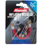 Set de agujas bomba de pelotas rojo universal para pelotas colchones juguetes