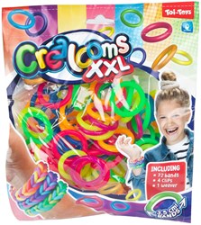 Loom Bands set neón haz pulseras 72 piezas juguete colorido