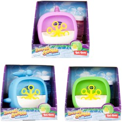 Toi-Toys máquina de burbujas cubo juguete con líquido para burbujas