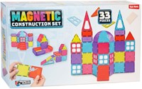 Toi-Toys set de construcción magnética con 33 paneles de colores