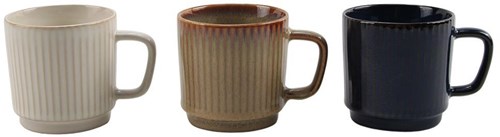 Koffiemok stapelbaar Bistro 270ml 6st
