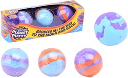 Johntoy bouncing planet putty juguete 3 piezas en caja