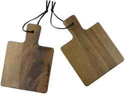 Svenska Living posavasos madera de acacia marrón set de 2 protección mesa
