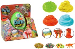 Johntoy juguete dinosaurio - Mega huevo de slime con accesorios en caja