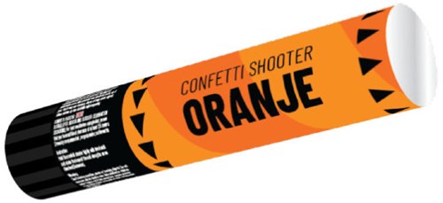 Twisk lanzador de confeti naranja 20cm cañón fiesta evento