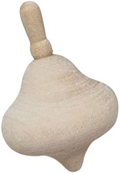 Playwood trompo de madera juguete sin barnizar clásico duradero
