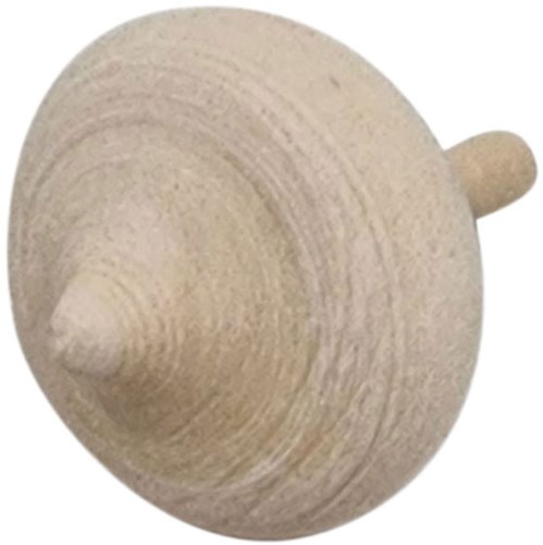 Playwood trompo de madera juguete sin barnizar clásico duradero-2