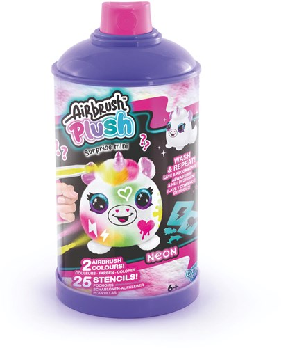 Airbrush Mystery Mini Peluche juguete sorpresa neón para decorar