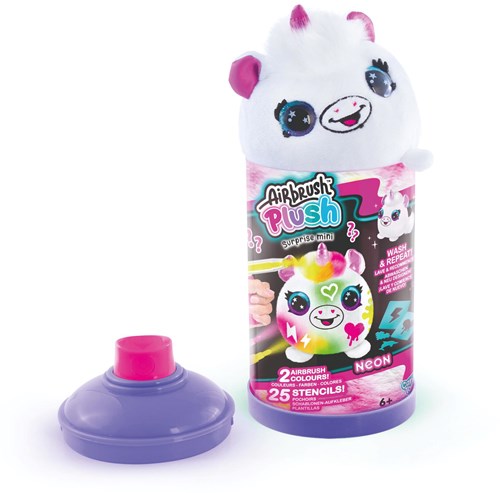Airbrush Mystery Mini Peluche juguete sorpresa neón para decorar-2
