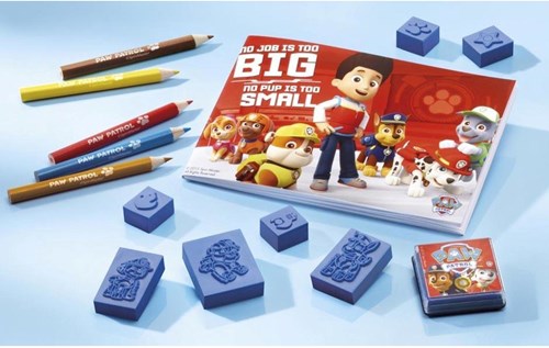 Bambolino Toys PAW Patrol set creativo 2-en-1 cuentas para planchar y sellos juguete creativo-2