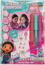Canenco Gabby's Dollhouse set de bolígrafos spray kit creativo sobre A4