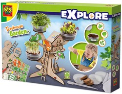 Ses casa del árbol kit de jardín - juguete de madera para plantar hierbas