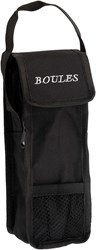 HOT Sports + Toys bolsa de petanca negra para 3 bolas - funda resistente