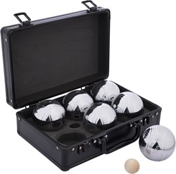 HOT Sports + Toys set de petanca maletín aluminio 6 bolas 720g
