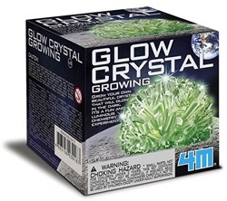 4M Science kit de crecimiento de cristales glow in the dark juguete experimento