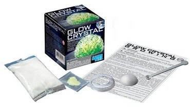 4M Science kit de crecimiento de cristales glow in the dark juguete experimento-3