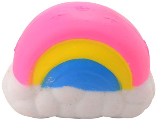 Johntoy squishy arcoíris unicornio juguete antiestrés purpurina
