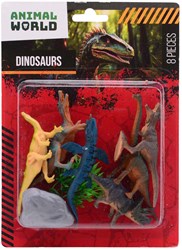 Johntoy set de dinosaurios Animal World set de juguetes 8 piezas