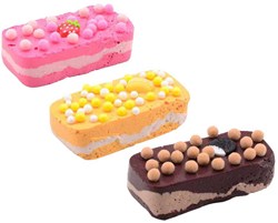 Johntoy juguete slime Bakery Style Puff slime en display colores variados