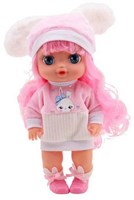 Johntoy muñeca bebé 30cm bebe y hace pipí con ojos grandes juguete-3