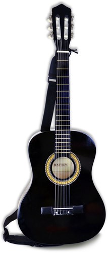 Bontempi guitarra de madera negra - guitarra de juguete para niños - música-3