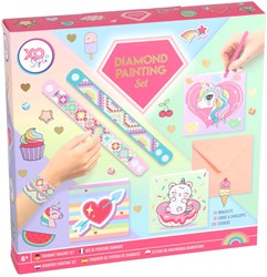 Creative Craft Group Diamond Painting Set - Kit de manualidades para niños - Tema unicornio