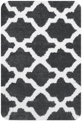 Dutch House Toulon badmat 60 x 90 cm antraciet