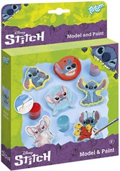 Totum Disney Stitch figuras de yeso set creativo - pintar y moldear