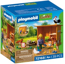 Playmobil Country gallinero set de granja con animales 72168