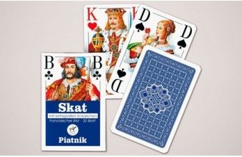 Piatnik cartas de juego Skat - Índice grande - Juego de cartas para todos