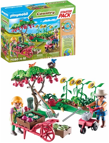 Playmobil juguete granja Starter Pack huerto - sostenible y educativo-3