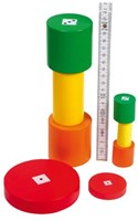 Beleduc juego de construcción XXL Torreta juguete educativo de madera apilable
