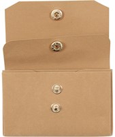 Creativ Company cartera marrón claro - faux leather, papel de cuero resistente-3