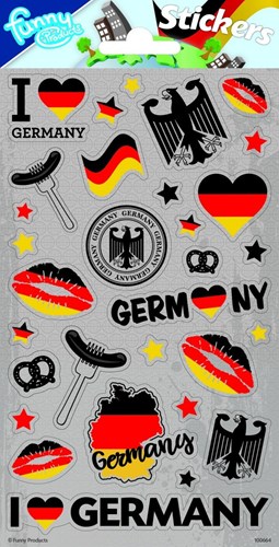 Totum hoja de pegatinas Alemania - pegatinas creativas para niños