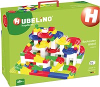 Hubelino pista de canicas maxi set de construcción - 213 piezas - juguete creativo