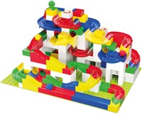 Hubelino pista de canicas maxi set de construcción - 213 piezas - juguete creativo-2