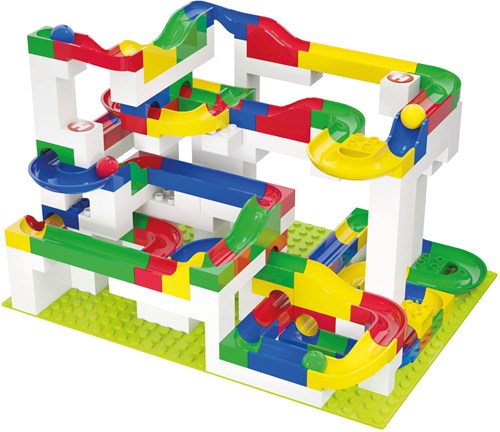 Hubelino pista de canicas maxi set de construcción - 213 piezas - juguete creativo-3