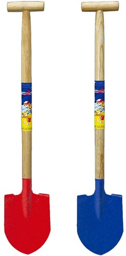 HOT Sports + Toys pala de juguete con mango de madera y punta de metal 60 cm