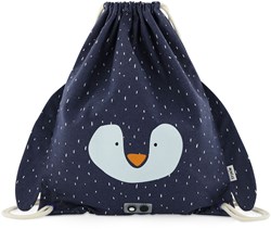 Trixie bolsa de deporte mochila Mr. Penguin - repelente al agua - azul - niños
