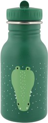 Trixie botella de acero inoxidable 350ml - Mr. Crocodile - cantimplora infantil verde
